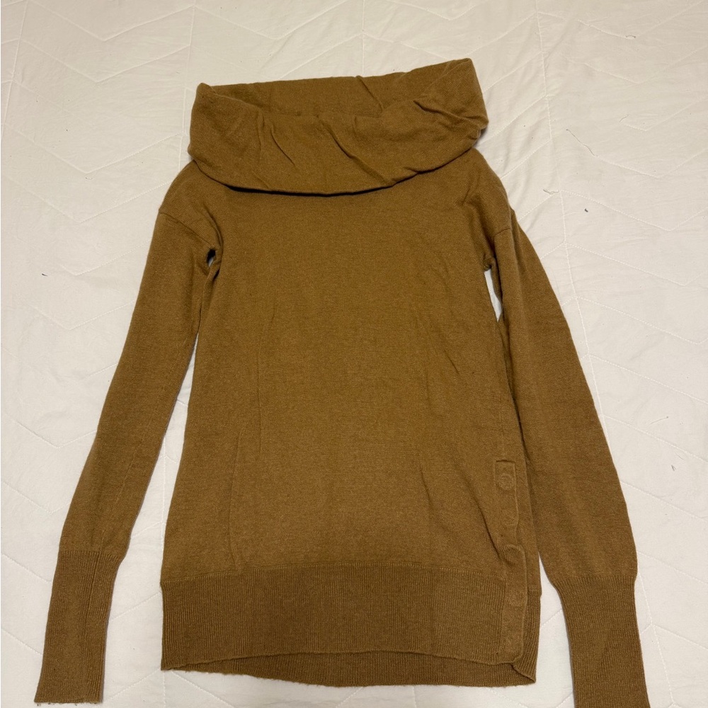 J Crew Brown Turtleneck Sweater